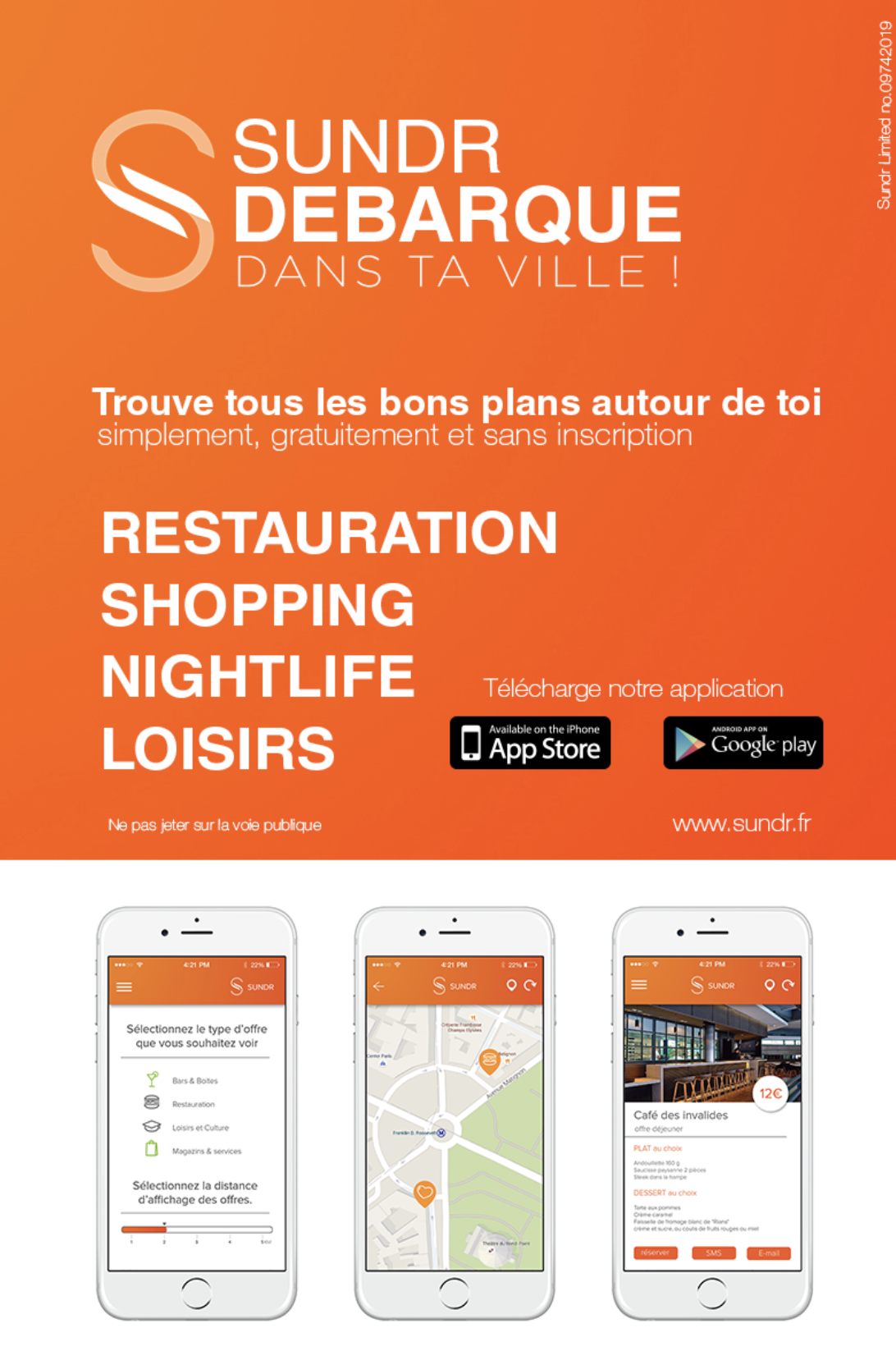 Flyer « Sundr débarque dans ta ville »