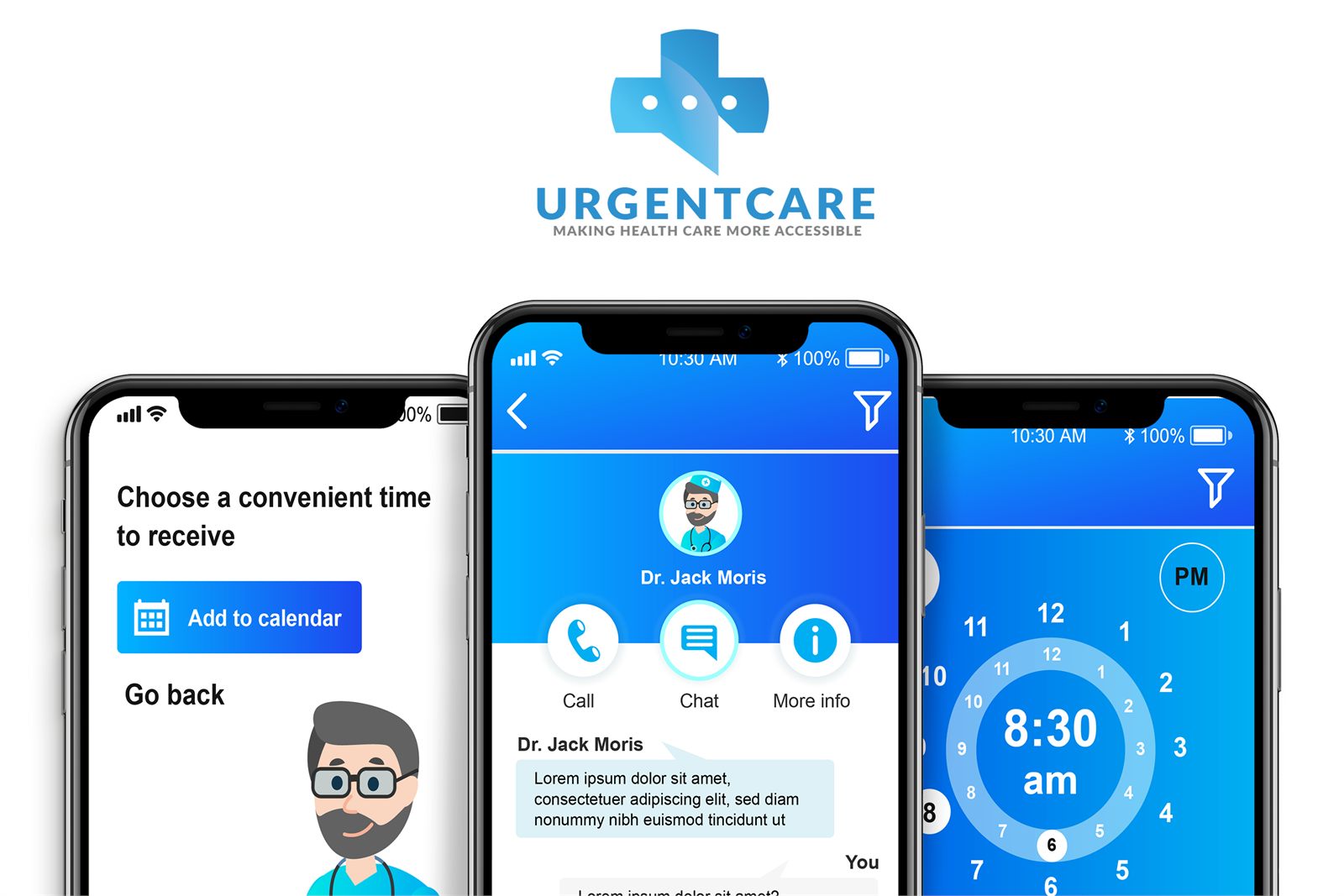 Prise de rendez-vous dans l'application